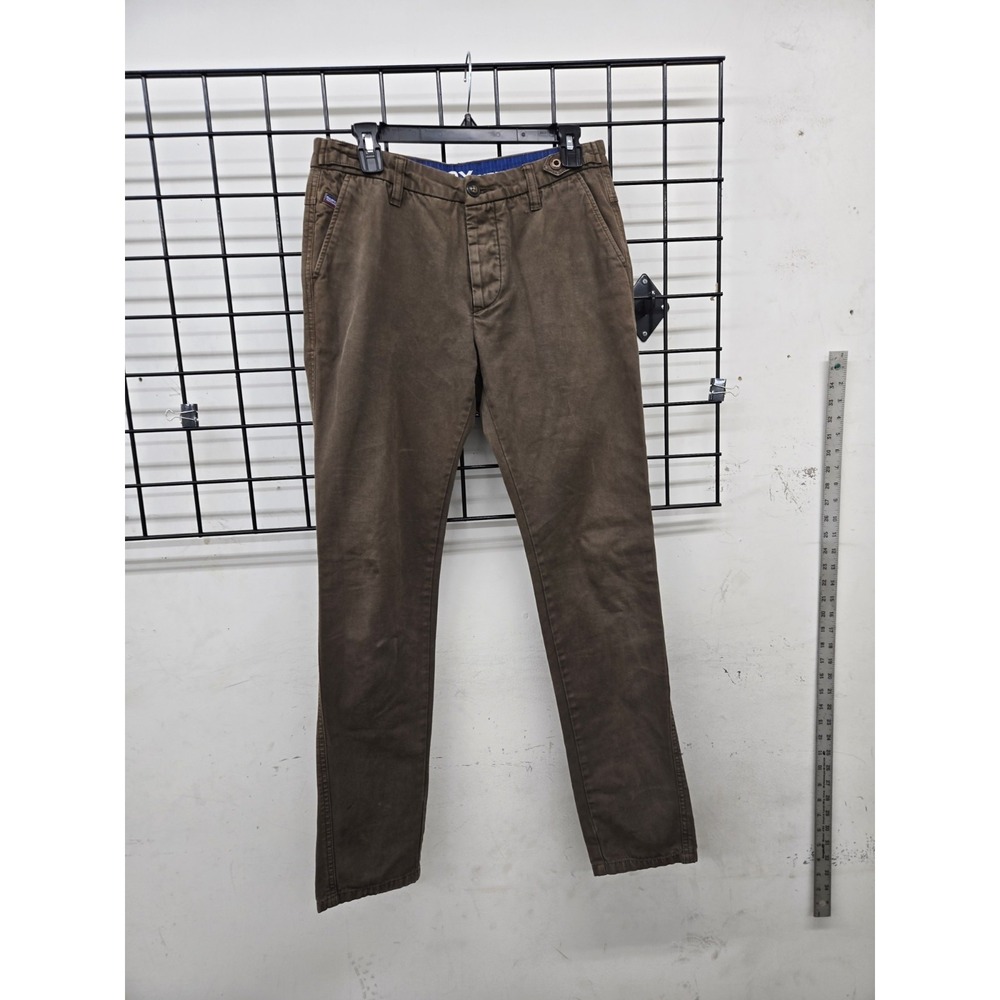 Superdry International Men's Chino Pants Brown Size Small 30x31‎